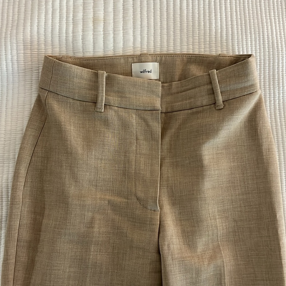 Khaki wilfred 00 Flare Trousers